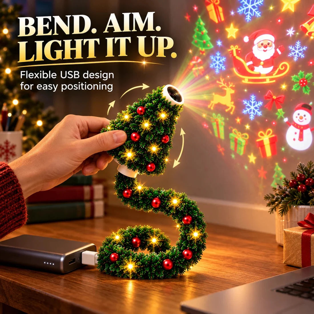 Magic Merry Christmas Lamp