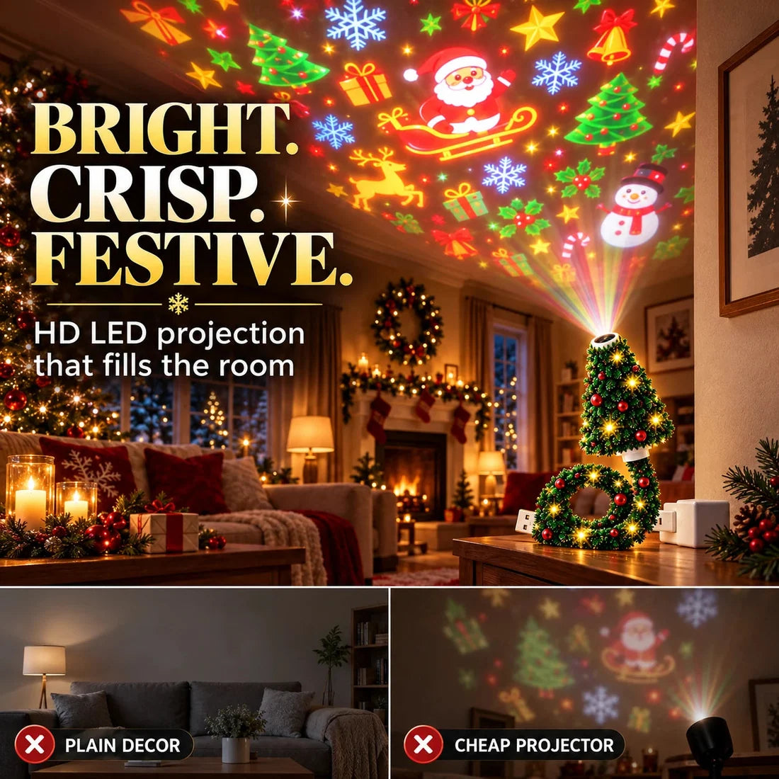 Magic Merry Christmas Lamp